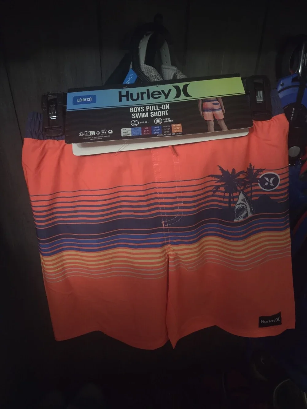 Hurley boys' pull-on swim shorts